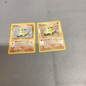 Pokémon Sandshrew 1st Edition 62/102 Base Set Trading Cards